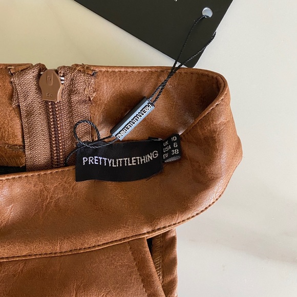 Faux Leather Crop Top - Picture 5 of 6